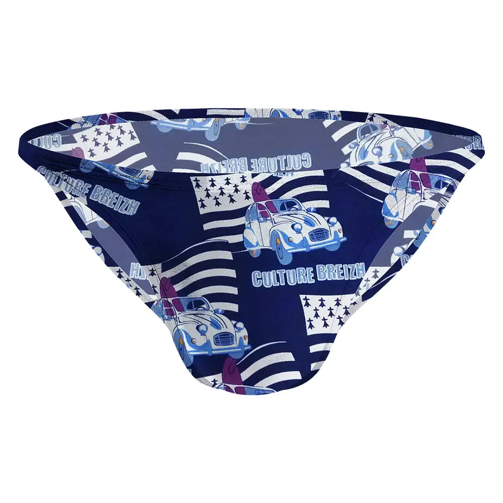 Adannu Adannu Men's Sexy Mesh Briefs | Anti-Roll Design & Breathable AD7302