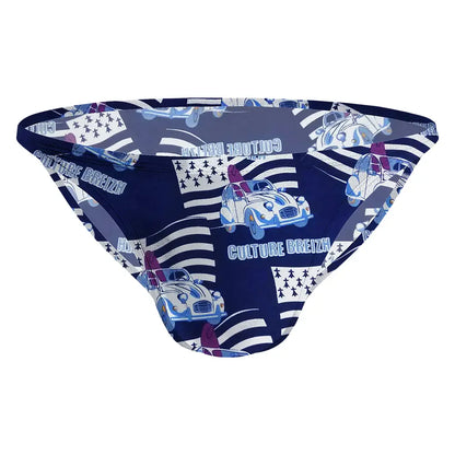 Adannu Adannu Men's Sexy Mesh Briefs | Anti-Roll Design & Breathable AD7302