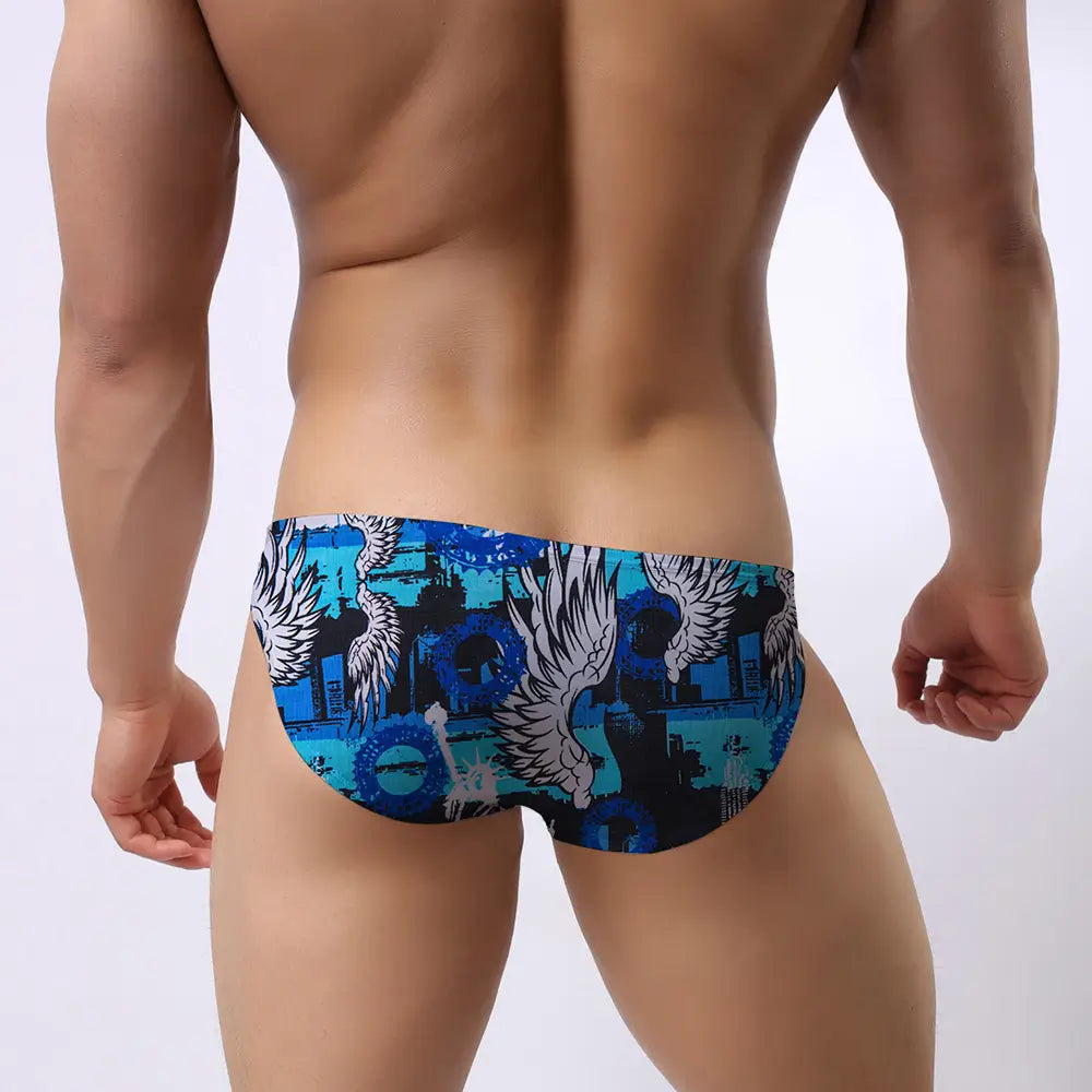Adannu Adannu Men's Sexy Mesh Briefs | Anti-Roll Design & Breathable AD7302