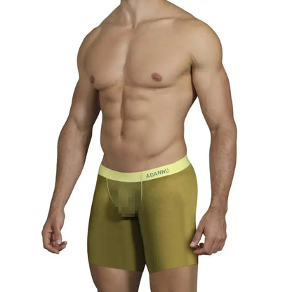 Adannu Adannu Men's Sexy Micro-Elastic Mesh Boxer Shorts – Ultimate Comfort & Style