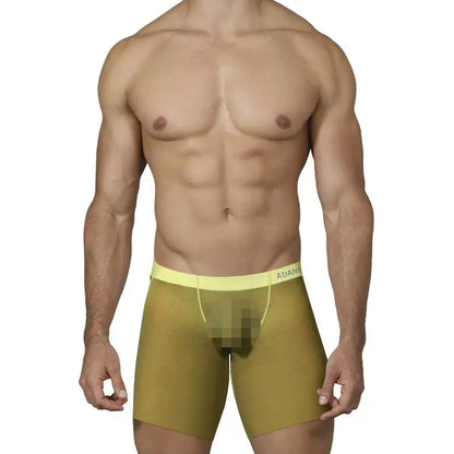 Adannu Adannu Men's Sexy Micro-Elastic Mesh Boxer Shorts – Ultimate Comfort & Style