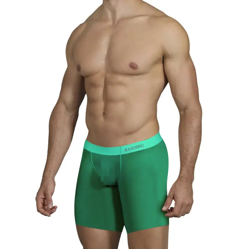 Adannu Adannu Men's Sexy Micro-Elastic Mesh Boxer Shorts – Ultimate Comfort & Style