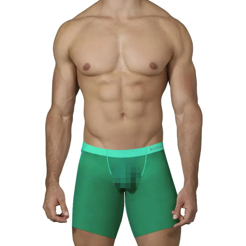 Adannu Adannu Men's Sexy Micro-Elastic Mesh Boxer Shorts – Ultimate Comfort & Style