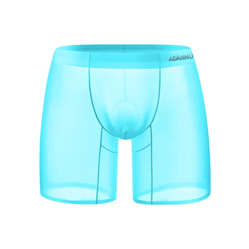 Adannu Adannu Men's Sexy Micro-Elastic Mesh Boxer Shorts – Ultimate Comfort & Style