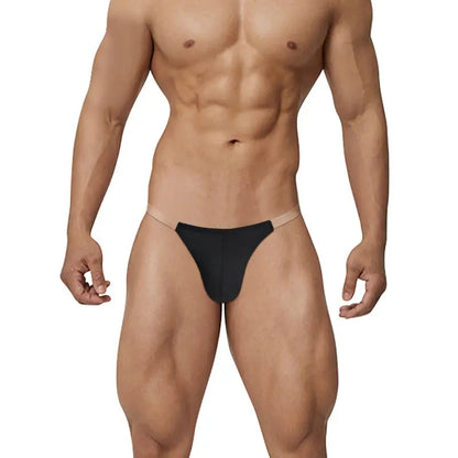 Adannu Adannu Men's U-Shaped Low Waist Bikini Briefs – Modal Fabric & Transparent Waistband for Stylish Comfort