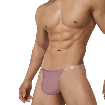 Adannu Adannu Men's U-Shaped Low Waist Bikini Briefs – Modal Fabric & Transparent Waistband for Stylish Comfort