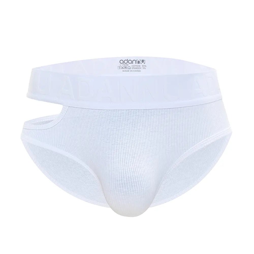 Adannu Adannu Men's Ultra-Soft Cotton Briefs - Low-Rise Comfort Underwear with Enhanced Support & Breathable Design