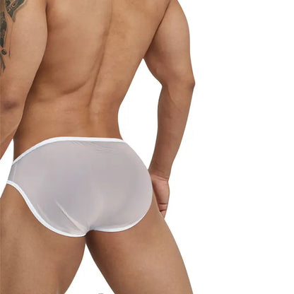 Adannu Adannu Men's Ultra-Thin 0.01mm Mesh Bikini Briefs – Sexy, Micro-Elastic & Soft Fit Underwear