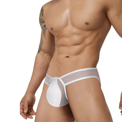 Adannu Adannu Men's Ultra-Thin 0.01mm Mesh Bikini Briefs – Sexy, Micro-Elastic & Soft Fit Underwear