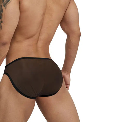 Adannu Adannu Men's Ultra-Thin 0.01mm Mesh Bikini Briefs – Sexy, Micro-Elastic & Soft Fit Underwear