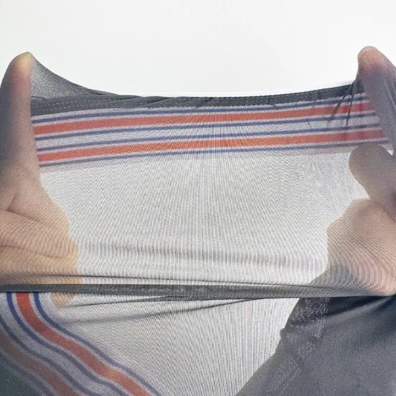 Adannu Adannu Mens Breathable Boxer Shorts - Sexy Transparent Quick Dry Underwear AD7374