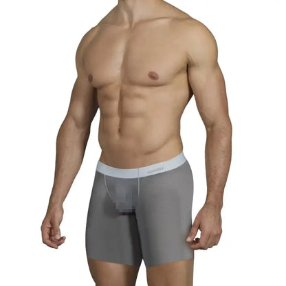 Adannu Adannu Ultra-Thin Men's Sexy Transparent Sports Boxer Shorts | Breathable Anti-Slip Underwear