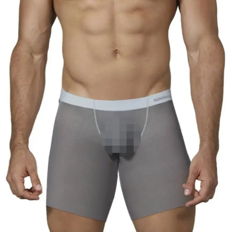 Adannu Adannu Ultra-Thin Men's Sexy Transparent Sports Boxer Shorts | Breathable Anti-Slip Underwear
