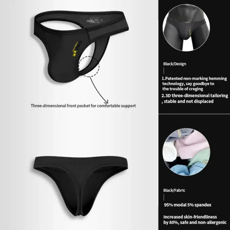 Adannu Bikini Brief Men's Modal Bikini Brief – Ultra-Soft Low-Rise Underwear