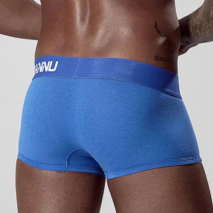 Adannu Boxer Briefs Men's Seamless Boxer Briefs — Premium 60S Cotton, Moisture-Wicking & Antibacterial