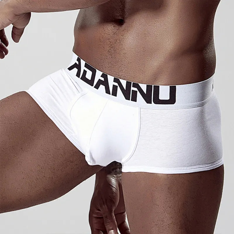 Adannu Boxer Briefs Men's Seamless Boxer Briefs — Premium 60S Cotton, Moisture-Wicking & Antibacterial
