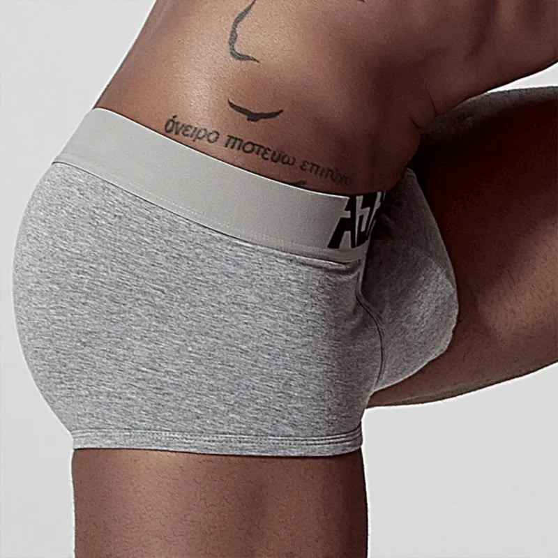 Adannu Boxer Briefs Men's Seamless Boxer Briefs — Premium 60S Cotton, Moisture-Wicking & Antibacterial