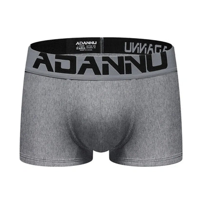 Adannu Boxer Briefs Men's Seamless Boxer Briefs — Premium 60S Cotton, Moisture-Wicking & Antibacterial