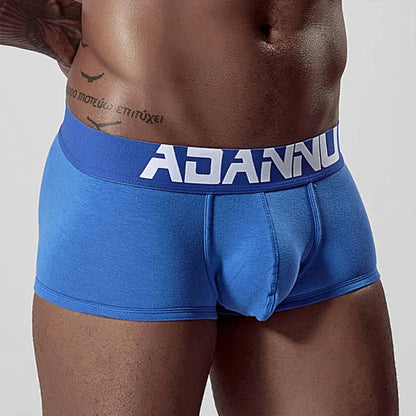 Adannu Boxer Briefs Men's Seamless Boxer Briefs — Premium 60S Cotton, Moisture-Wicking & Antibacterial