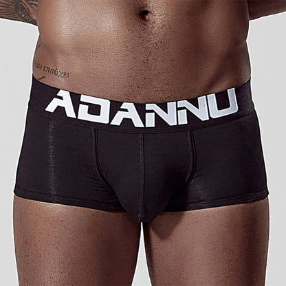 Adannu Boxer Briefs Men's Seamless Boxer Briefs — Premium 60S Cotton, Moisture-Wicking & Antibacterial