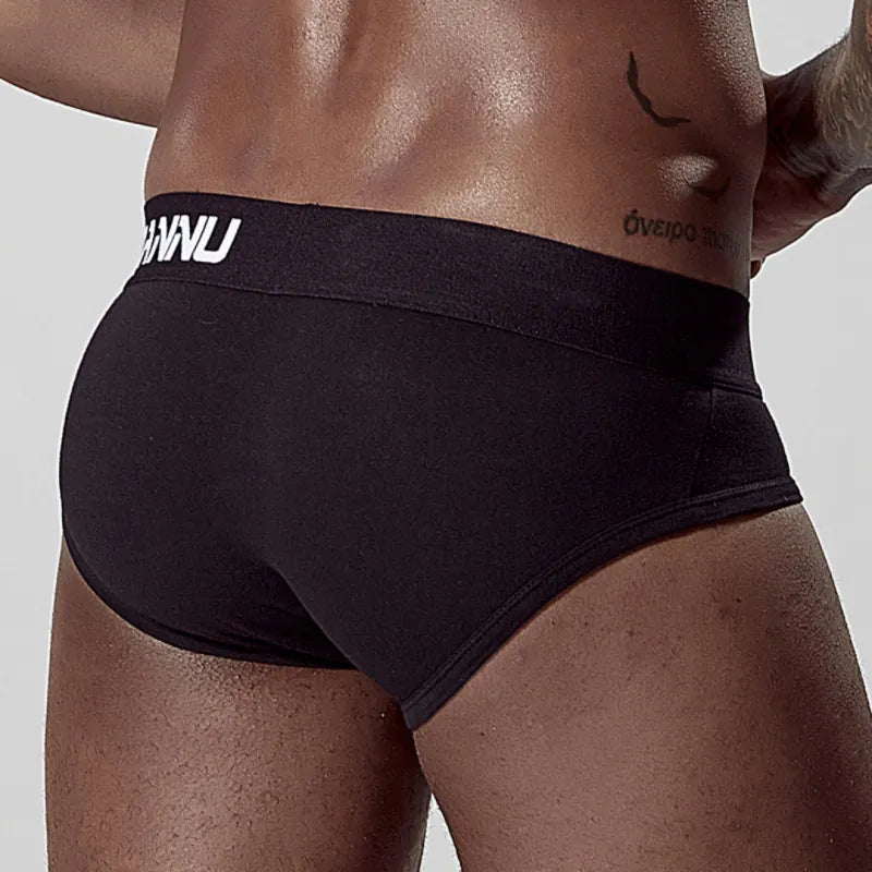 Adannu Briefs ADANNU Men's Cotton Briefs — 60S Aksu Cotton, U-Pouch & High-Density Waistband | AD127