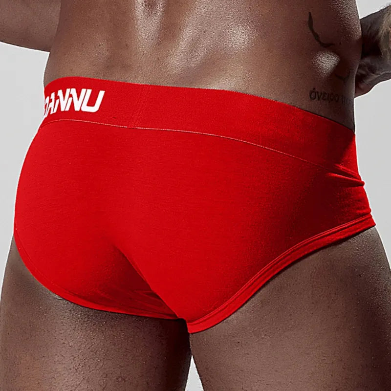 Adannu Briefs ADANNU Men's Cotton Briefs — 60S Aksu Cotton, U-Pouch & High-Density Waistband | AD127