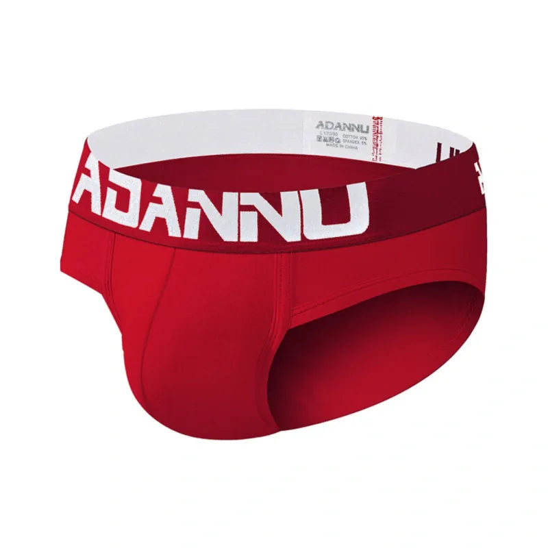 Adannu Briefs ADANNU Men's Cotton Briefs — 60S Aksu Cotton, U-Pouch & High-Density Waistband | AD127
