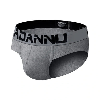 Adannu Briefs ADANNU Men's Cotton Briefs — 60S Aksu Cotton, U-Pouch & High-Density Waistband | AD127