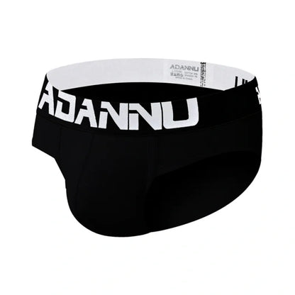 Adannu Briefs ADANNU Men's Cotton Briefs — 60S Aksu Cotton, U-Pouch & High-Density Waistband | AD127