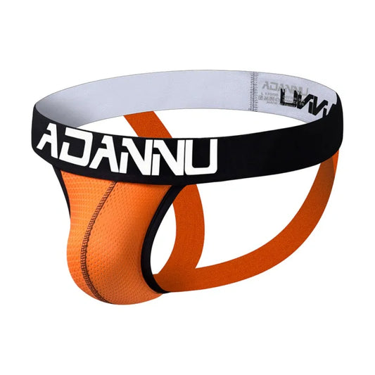 Adannu Jockstrap ADANNU Men's Jockstrap AD139 | Mesh Pouch, Double Strap, Butt-Lifting Thong