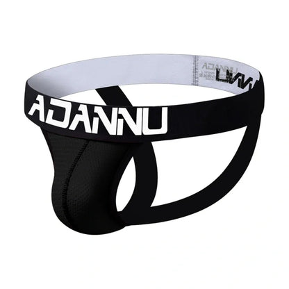Adannu Jockstrap ADANNU Men's Jockstrap AD139 | Mesh Pouch, Double Strap, Butt-Lifting Thong