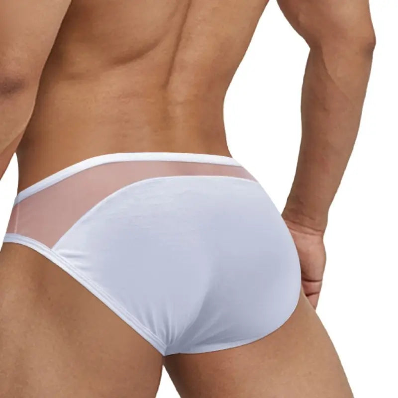 Adannu Men's Briefs Men's 3-Panel Splice Brief — Low Rise, Skin-Friendly & Sexy Modal