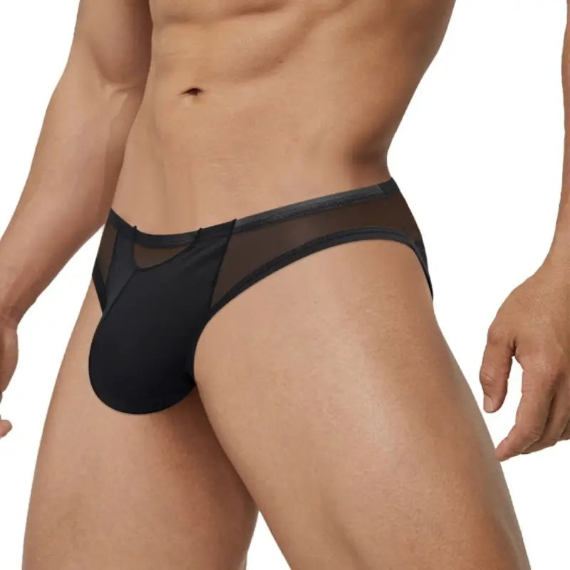 Adannu Men's Briefs Men's 3-Panel Splice Brief — Low Rise, Skin-Friendly & Sexy Modal