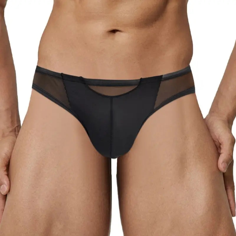 Adannu Men's Briefs Men's 3-Panel Splice Brief — Low Rise, Skin-Friendly & Sexy Modal