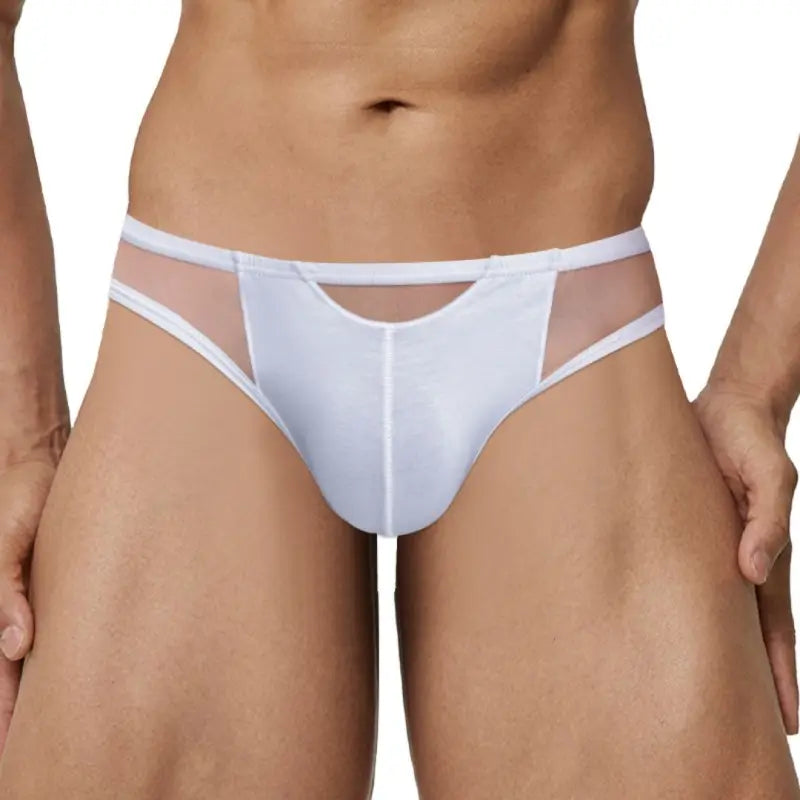 Adannu Men's Briefs Men's 3-Panel Splice Brief — Low Rise, Skin-Friendly & Sexy Modal