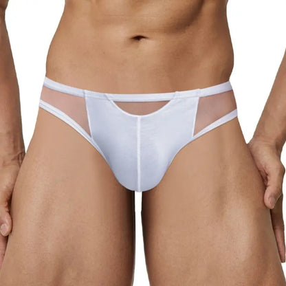 Adannu Men's Briefs Men's 3-Panel Splice Brief — Low Rise, Skin-Friendly & Sexy Modal