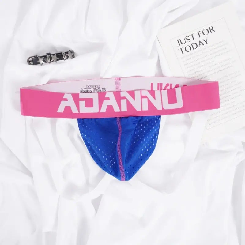 Adannu Men's Underwear Men's Mesh Jockstrap AD154