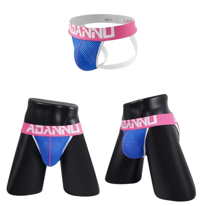 Adannu Men's Underwear Men's Mesh Jockstrap AD154