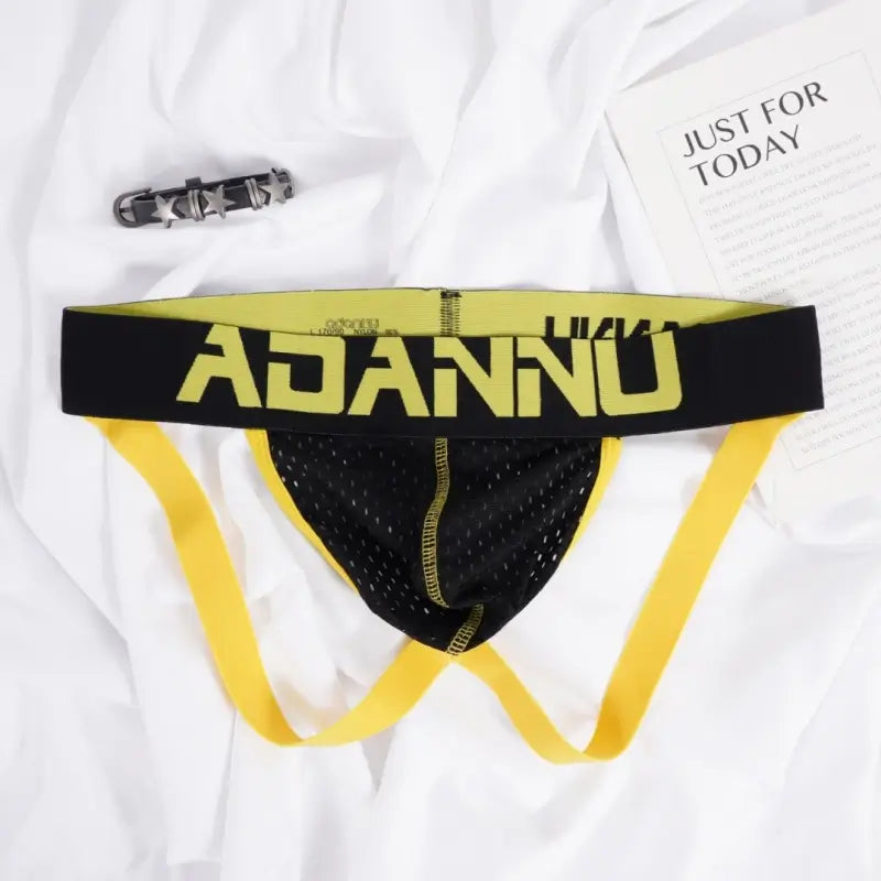 Adannu Men's Underwear Men's Mesh Jockstrap AD154
