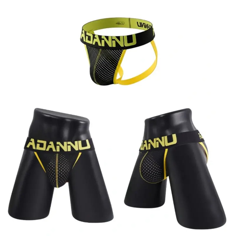Adannu Men's Underwear Men's Mesh Jockstrap AD154