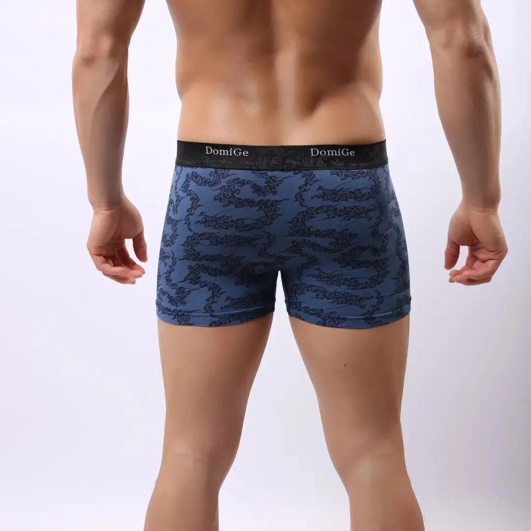 Bamboo Fiber Mid-Rise Trunks with Moisture-Wicking Male Underwear - His Inwear