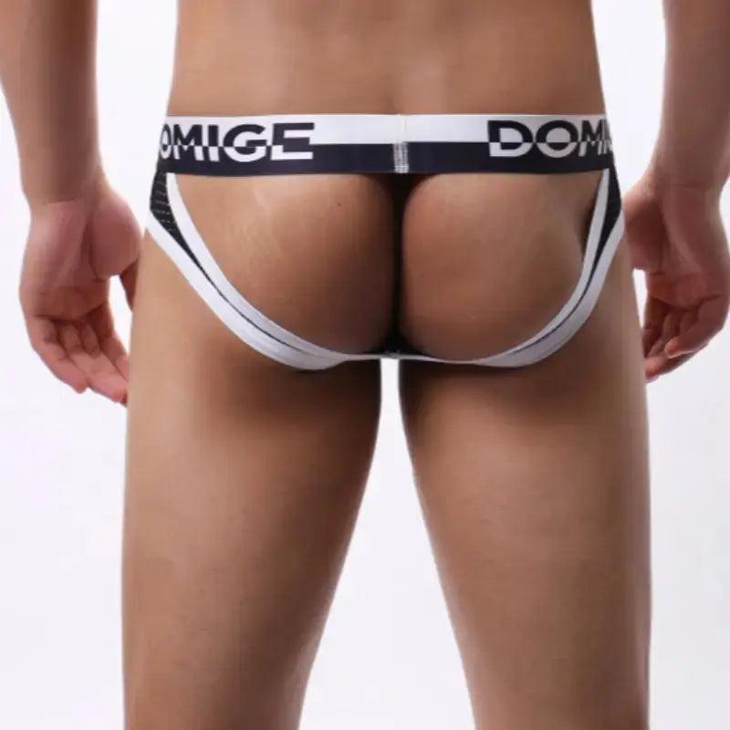 Bold & Breezy Men's Jockstraps with Logo Waistband - Unleash Your Freedom Male Underwear - His Inwear