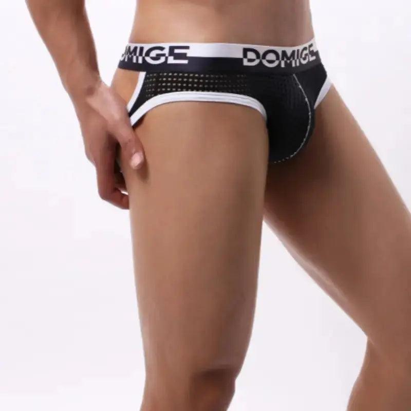 Bold & Breezy Men's Jockstraps with Logo Waistband - Unleash Your Freedom Male Underwear - His Inwear