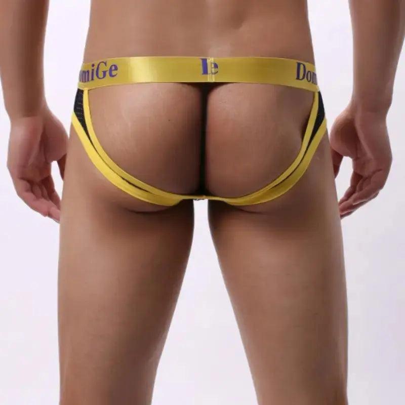 Bold & Breezy Men's Jockstraps with Logo Waistband - Unleash Your Freedom Male Underwear - His Inwear