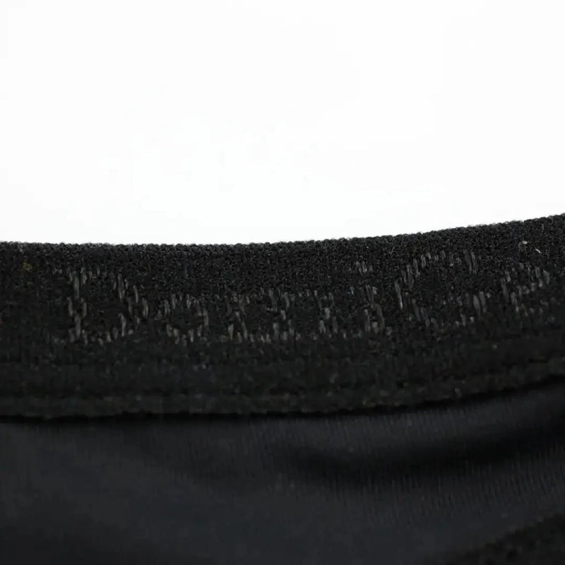 Ice silk nylon fabric texture close-up black — cooling moisture-wicking briefs DomiGe	