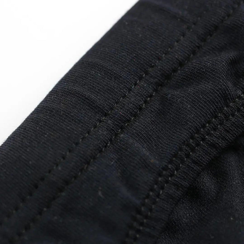 Lenzing modal fabric texture close-up black — 3x softer than cotton breathable brief DomiGe	