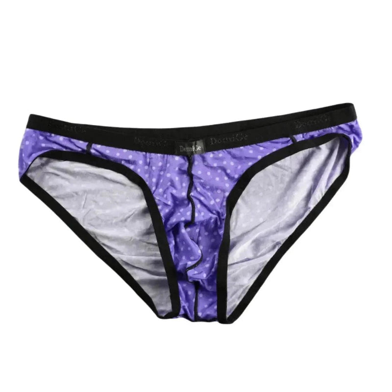 Lenzing modal fabric texture close-up lilac blue — 3x softer than cotton breathable briefs DomiGe	