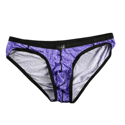 Lenzing modal fabric texture close-up lilac blue — 3x softer than cotton breathable briefs DomiGe	