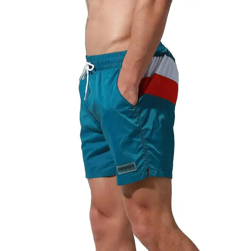 Desmiit Desmiit Men's 3-Inch Nylon Board Shorts - Quick-Dry Beach & Gym Shorts S7937