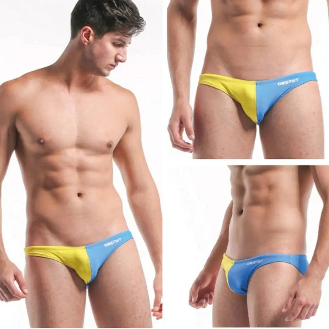 Desmiit Desmiit Men's Bikini Swim Briefs Low-Rise Brief Swimsuit